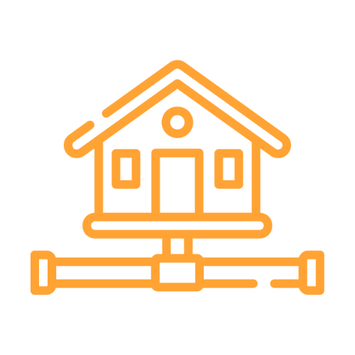 piping under the house