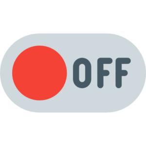 switch off