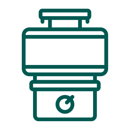 Garbage disposal repair service icon