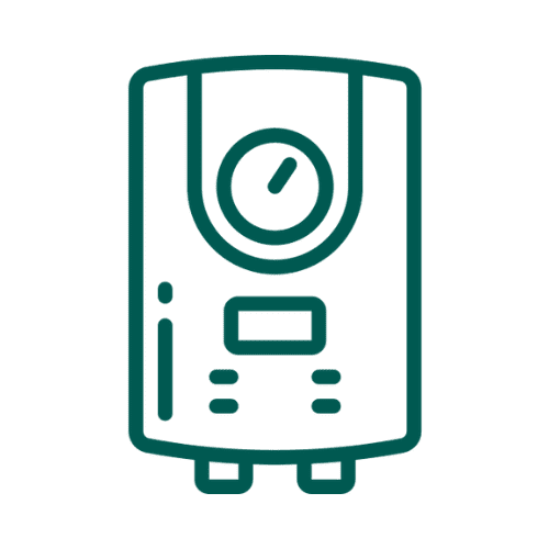 Water heater service icon