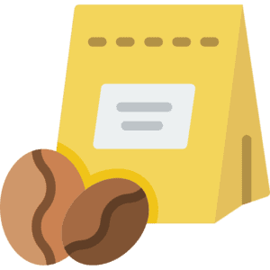 Avoid putting beans in garbage disposal icon