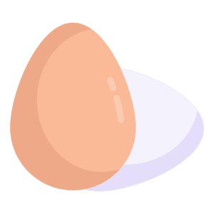 Avoid putting eggshells in garbage disposal icon
