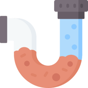 Pipe junction icon for plumbing services