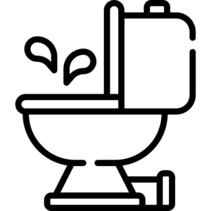 Toilet repair service icon