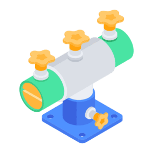 Water shut-off valve icon
