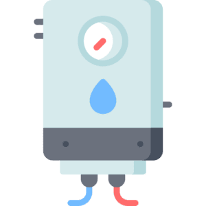Water heater tank icon for repair services