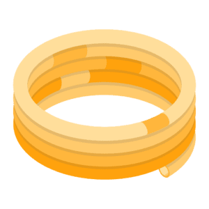 Water pipe fitting icon for installation
