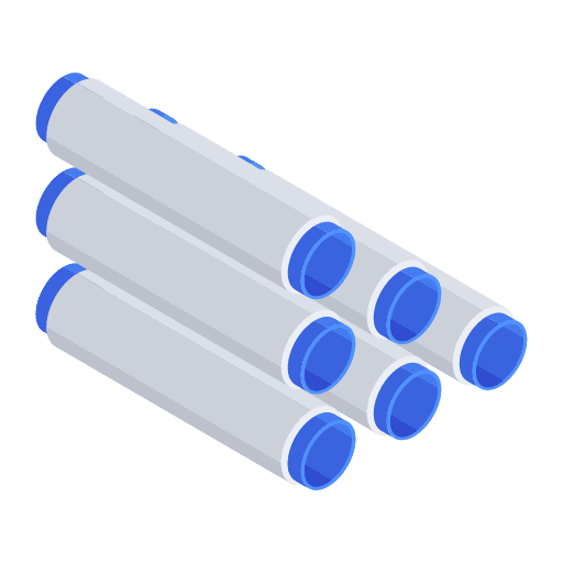 Water pipe network illustration
