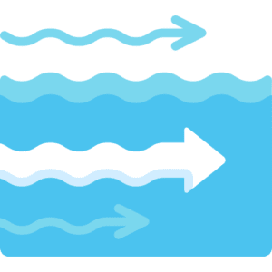 Low water flow diagnostic icon