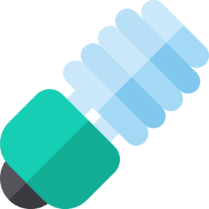 Plumbing tip lightbulb icon