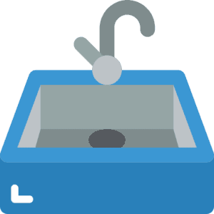 Sink installation service icon