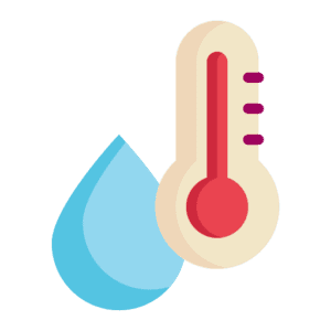 Clean water supply icon