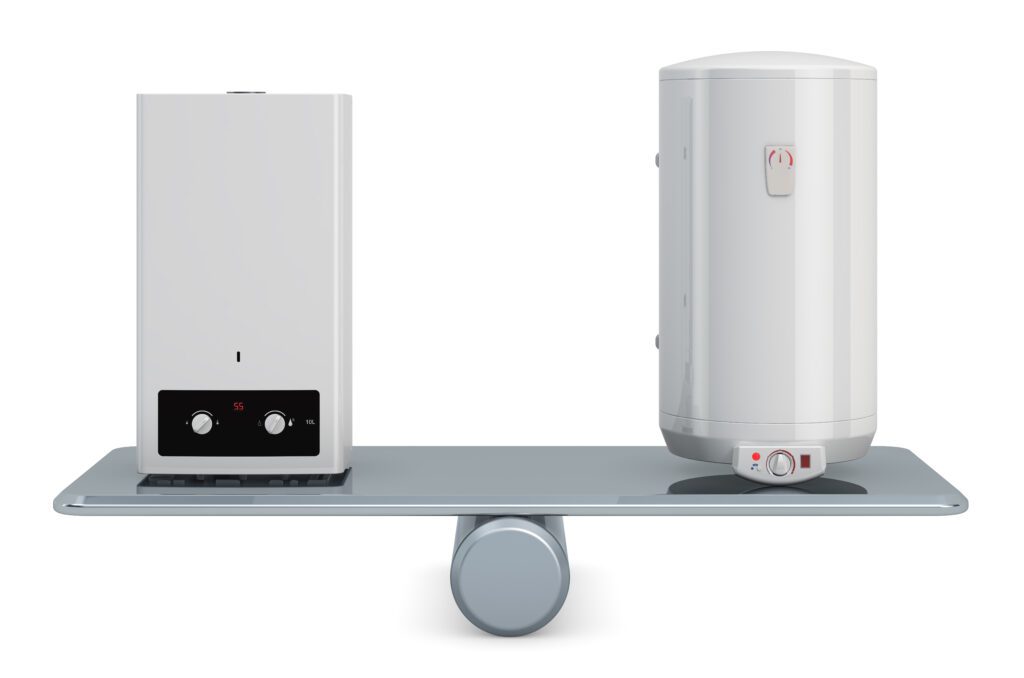 gas vs electric water heater