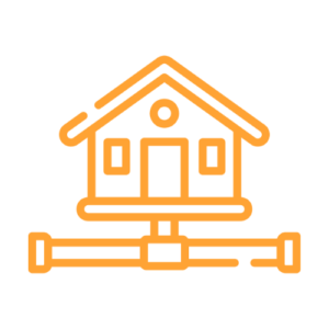 piping under the house