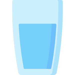glass of water